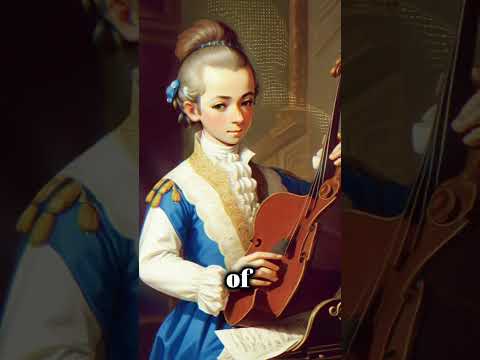 😇 Mozart's childhood. #shorts #explore #mozart