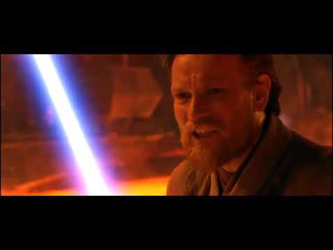 I have the high ground scene   Star Wars the revenge of the sith