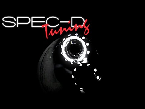 SPECDTUNING DEMO VIDEO: 2007-2012 MINI COOPER HALO PROJECTOR HEADLIGHTS