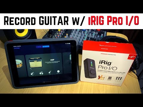 iRig Pro I/O - Guitar recording in GarageBand iOS (iPad/iPhone)
