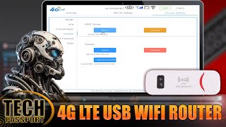 4G LTE WIFI Modem Router ||  portable WiFi router Review || USB Wifi Dongle wifi connection setup