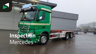 Cami&atilde;o de contentores Mercedes-Benz Actros 2553 Actros 6X2 Tipping BDF system Lift-Lenkasche Automat | Imagem 4 - Autoline