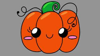 How to Draw a Cute PUMPKIN
