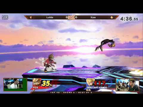 Rise 2018 Top 48 WR2 - Luhtie (Zero Suit Samus) vs Xzax (Luhtie) Part 1
