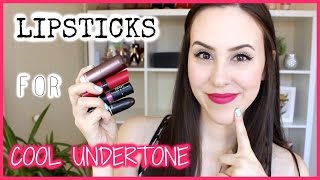 How To: Best Lipsticks For Cool Tone Skin + Blushes!