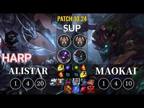ESC Harp Alistar vs Maokai Sup - KR Patch 10.24
