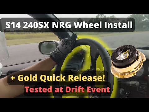Installing NRG Wheel w/ Short Hub & Quick Release (S14 240sx)