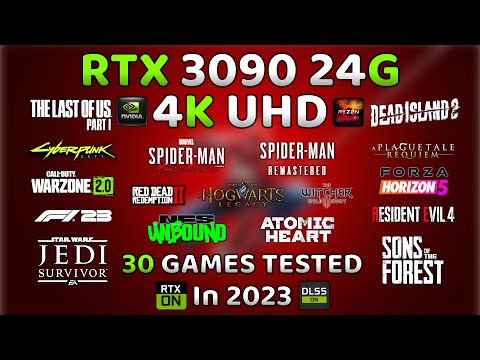 RTX 3090 in 4K UHD🔥 | 30 Games Tested in 2023