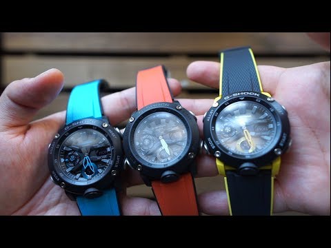 G-SHOCK GA-2000 Carbon Core Guard Series Preview and Unboxing