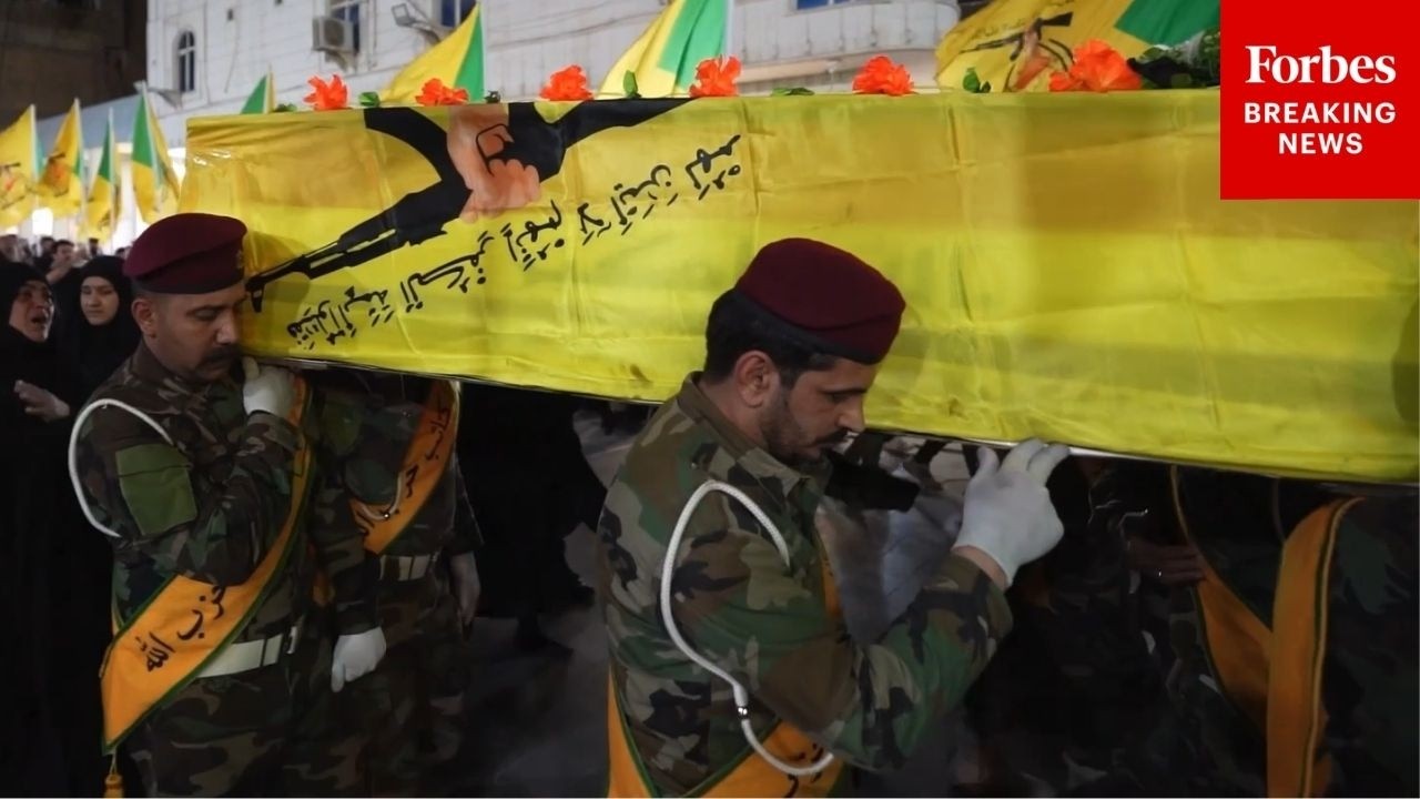 Video | Iraq Holds Funeral For Soldiers Killed During Joint U.S.-Israeli Strikes On Baghdad