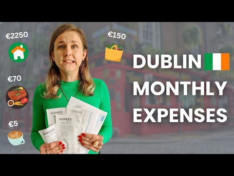 Cost of Living in Dublin in 2025 - How much do we REALLY spend in a month in Ireland? 💰 #dublin
