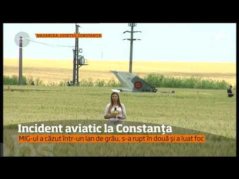 Incident aviatic la Constanţa. Un avion s-a prăbușit în apropiere de aeroportul Mihail Kogălniceanu
