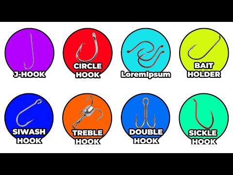 Every Fishing Hook Explained in 6 minutes