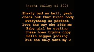 Montana Of 300 Feat Talley Of 300 & Jalyn Sanders ''Bad As Hell'' (Lyrics)