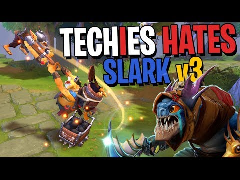 Techies Hates Slark v3 - DotA 2 Funny Moments