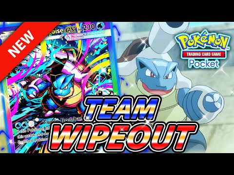 Mega BLASTOISE Will Take Out The ENTIRE Team! | Pokemon TCG Pocket