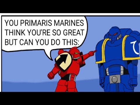Why the Firstborn are SUPERIOR to Primaris | Warhammer 40k comic dub