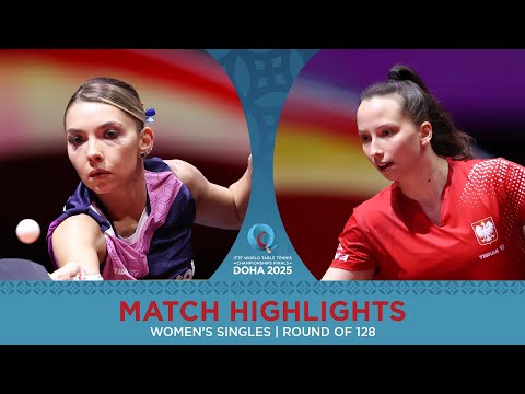 Bernadette Szocs vs Katarzyna Wegrzyn | Match Highlights | #ITTFWorlds2025