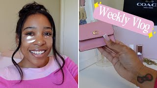 Vlog: Coach Tabby Wallet Unboxing | First Time at Just Salad