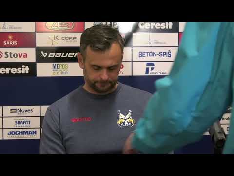 Tlačová konferencia po zápase proti HKM ZVOLEN (11.kolo)