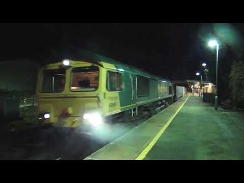 **MEGA 10 TONE** 66567 ROARS out of Stowmarket on 4E64: 15/02/2018