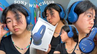 SONY WH-CH510 wireless headphones unboxing, pairing, first impressions, review, and decorating