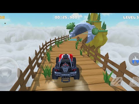 Mountain Climb Stunt: Futuristic Van Unlocked Impossible Stunts Levels Completed - Android GamePlay