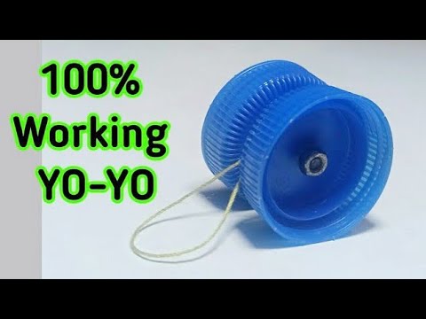 YO-YO from bottle cap | How to make a YoYo at home