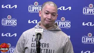 We Gonna Be Fine! Ty Lue LA Clippers Practice Press Conference. HoopJab NBA
