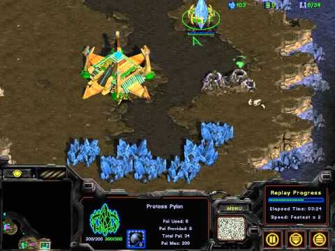 StarCraft Brood War Fastest canon rush