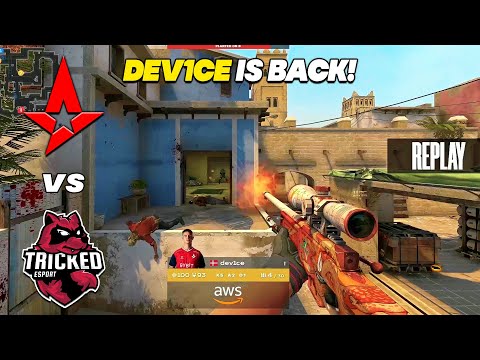 DEV1CE IS BACK! Astralis vs Tricked - HIGHLIGHTS - CCT North Europe | CS:GO