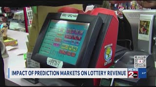 Impact of prediction markets on lottery revenue