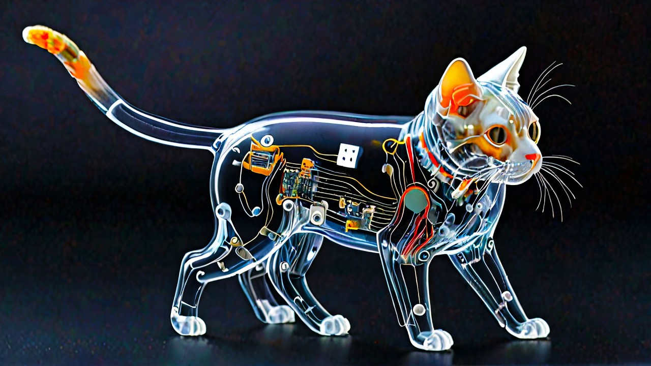 Blender with Stable Diffusion XL Tutorial - Robot cat