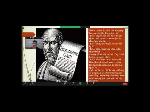 Thuyết thể dịch - lời thề Hipócrates. 23h. Môn Bệnh học ngoại.
