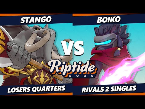 Riptide 2025 TOP 8 - Stango (Loxodont) Vs. Boiko (Clairen) Rivals of Aether II - RoA2