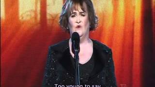 Susan Boyle - Autumn Leaves [live] with Lyrics On Screen