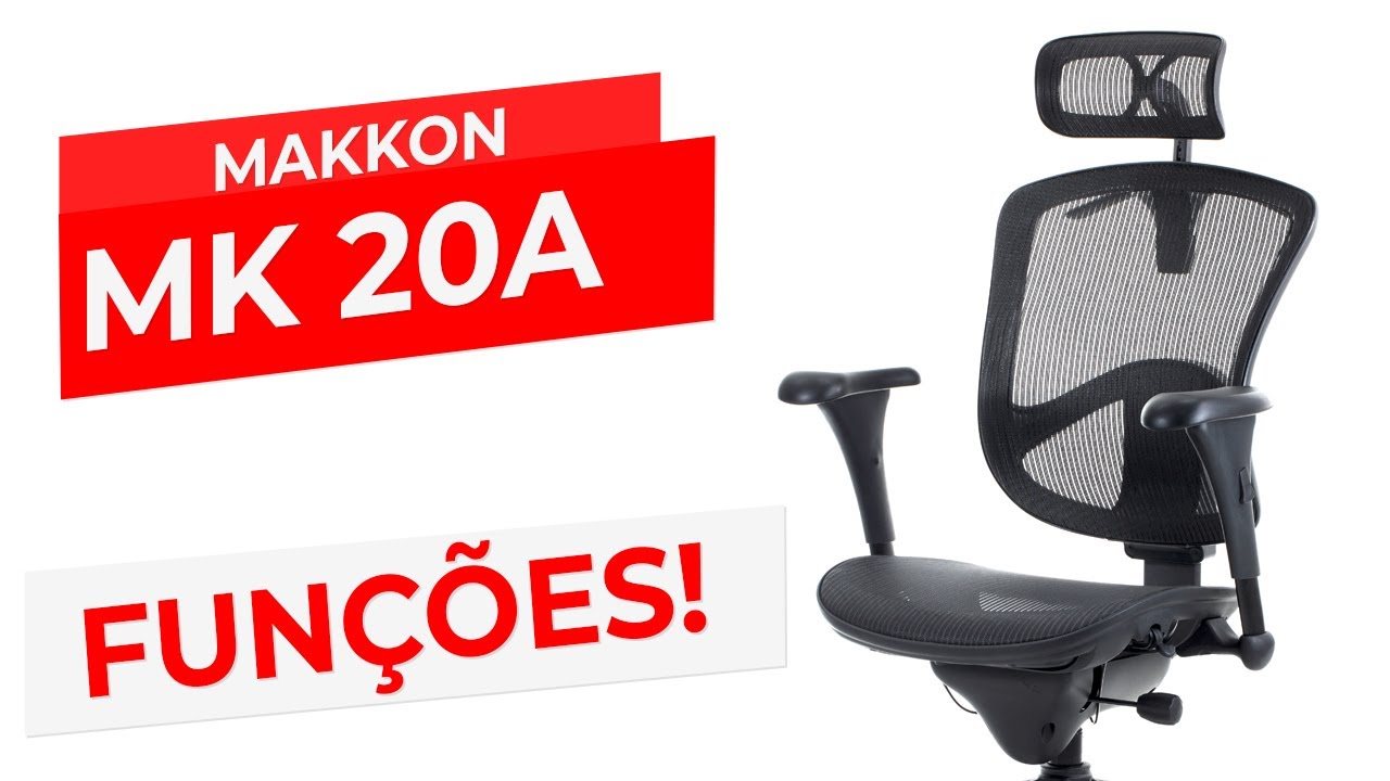 Cadeira Presidente MK-20A -  Linha Exclusive - Funcionalidades - Makkon