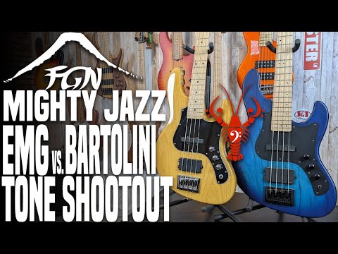 FGN Mighty Jazz - Epic EMG vs. Bartolini Pickup Comparison - LowEndLobster Tone Shootout