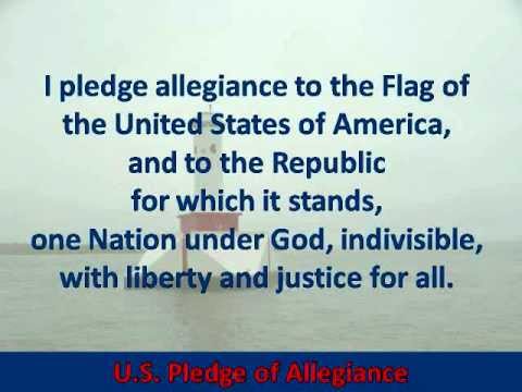 U.S. Pledge of Allegiance - Hear and Read the Full Text