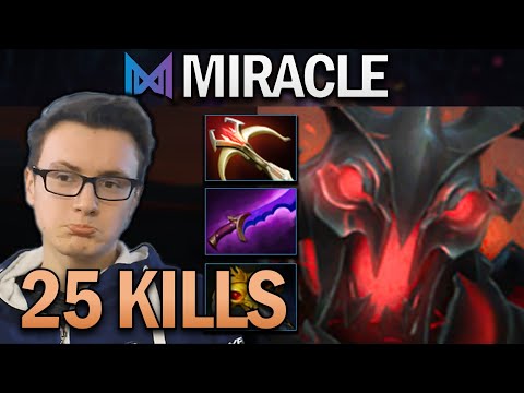 NIGMA.MIRACLE SHADOW FIEND WITH 25 KILLS - DOTA 2 7.24 GAMEPLAY