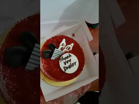 Happy Russian customer brought cake for Doctor #traveltipskathmandu #boudha  #expatsinnepal #eye