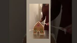 Christmas Gingerbread house EASY tutorial from start to finish