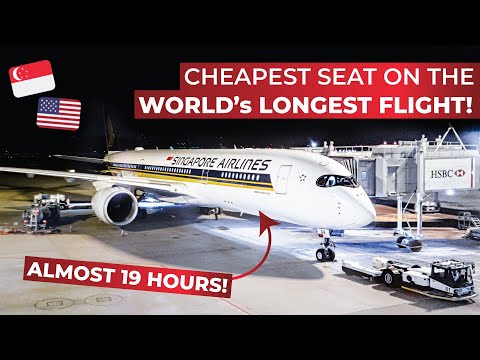 WORLD'S LONGEST FLIGHT | Premium Economy on SINGAPORE's A350-900ULR from Phuket to New York!