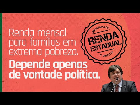 Programa de Renda Estadual. Depende apenas de vontade política