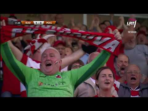 UEFA Europa league. M. Topcagic goal (Suduva 1:0 Maccabi)