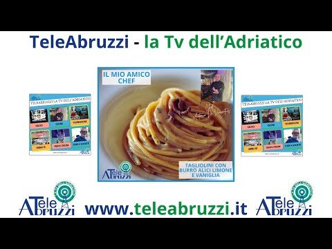 Tagliolini con Burro, Alici, Limone e Vaniglia.