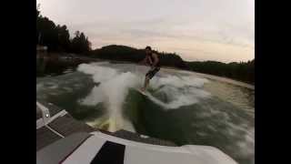 preview picture of video 'Wake Surfing in Blue Ridge GA'