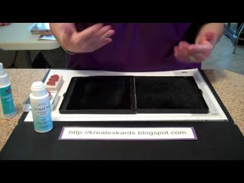 How to Clean Your Rubber Stamps -  KreatesKards Tutorial