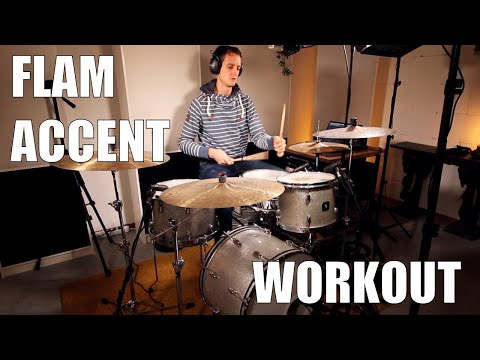 Flam Accent Workout in less than a Minute  - Daily Drum Lesson