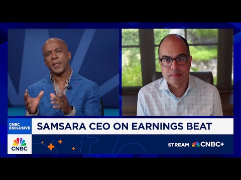 Samsara CEO Sanjit Biswas talks quarterly beat